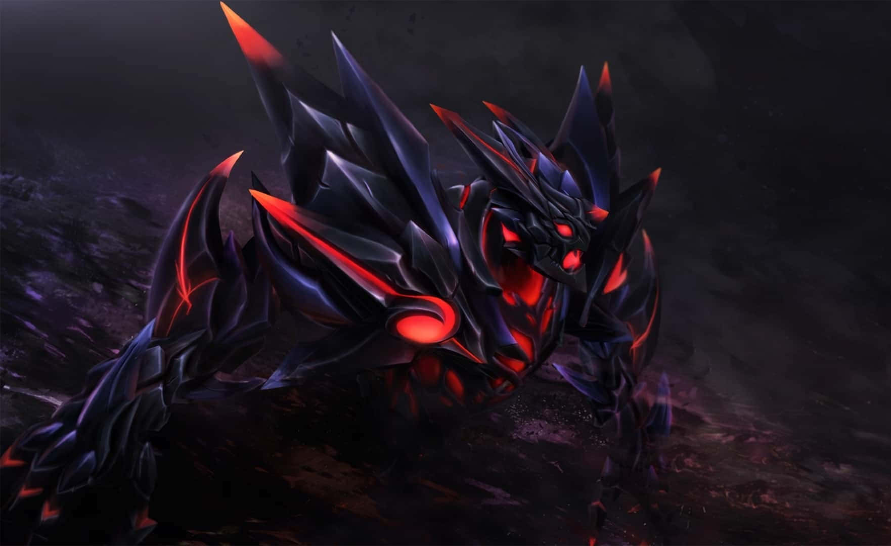 Shadow Fiend Unleashing His Fury Wallpaper