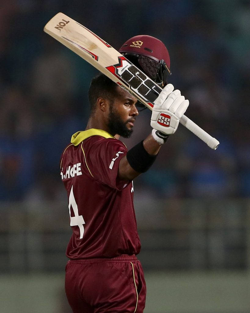 Shai Hope Helmet And Bat Wallpaper