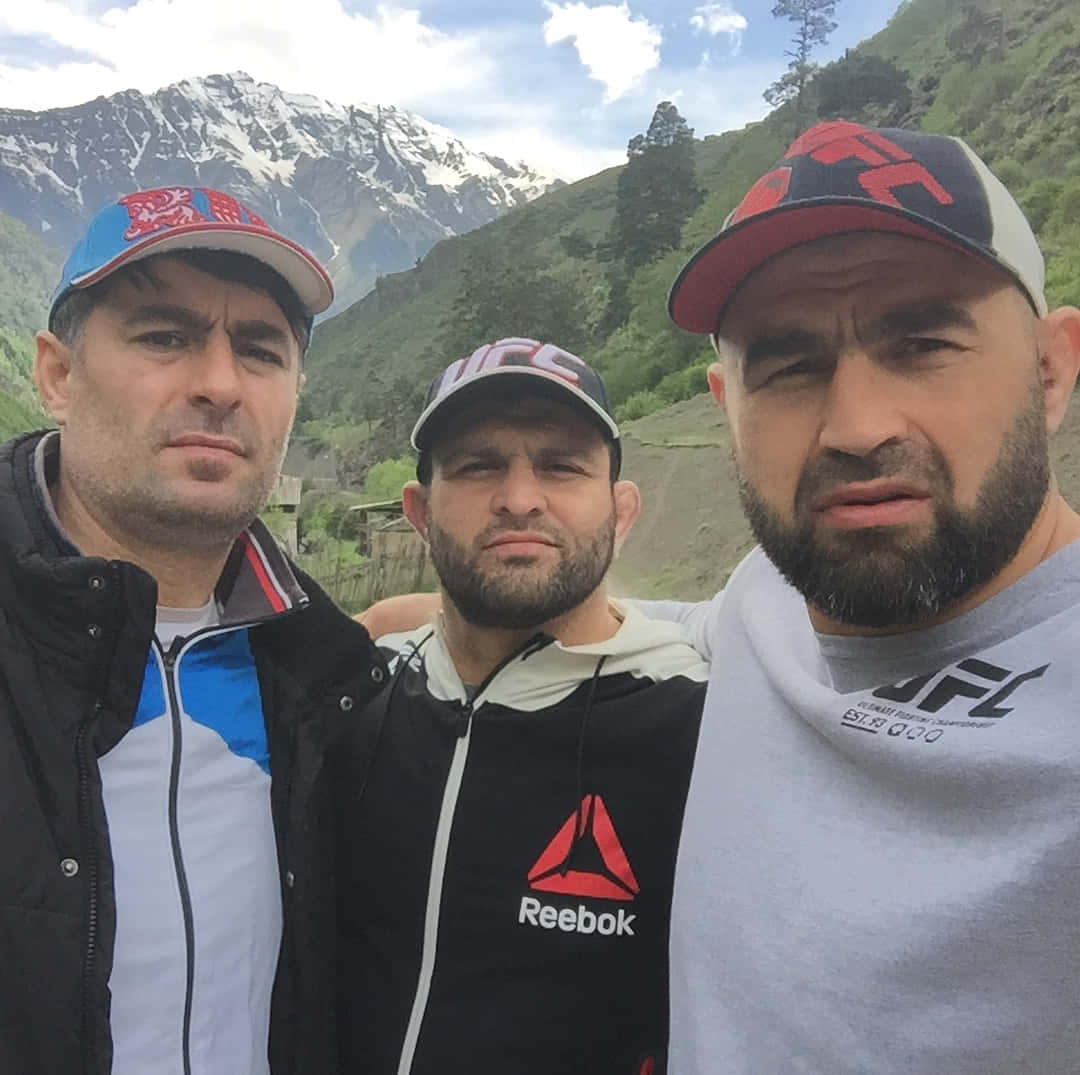 Shamil Abdurakhimov And Friends Wearing Caps Wallpaper