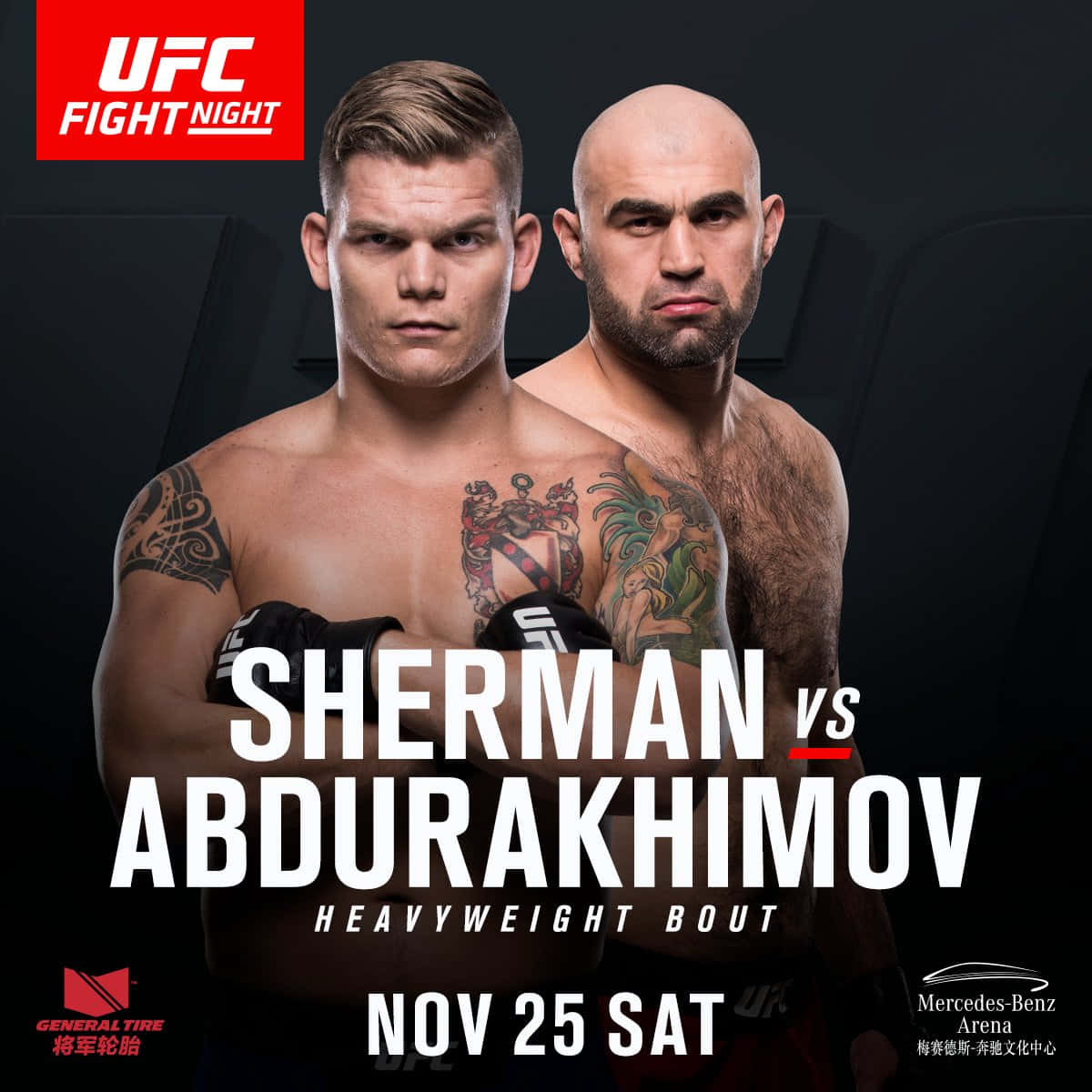 Shamil Abdurakhimov Facing Off Against Chase Sherman In An Epic Mma Bout Wallpaper