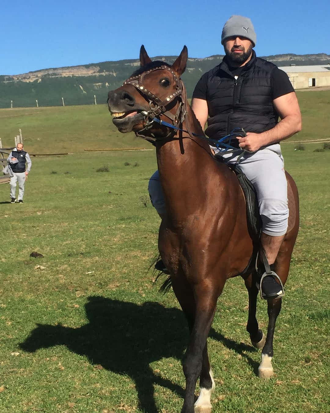 Shamil Abdurakhimov On A Horse Wallpaper