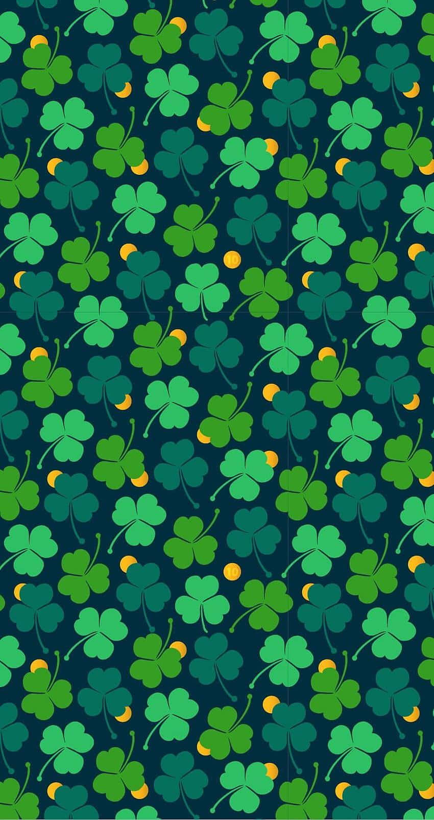 Shamrock Pattern Wallpaper Wallpaper