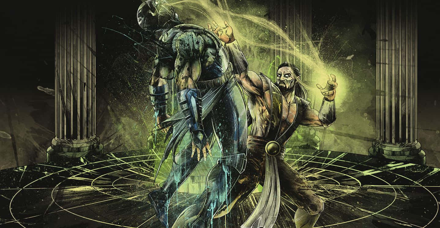 Shang Tsung, The Powerful Sorcerer Of Mortal Kombat, Displays His Might. Wallpaper