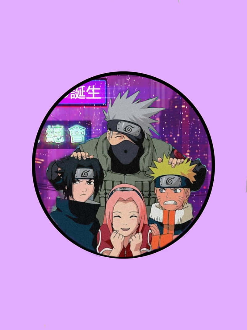 Sharing Stories Of Friendship - Kakashi Hatake, Naruto Uzumaki And Sasuke Uchiha Wallpaper