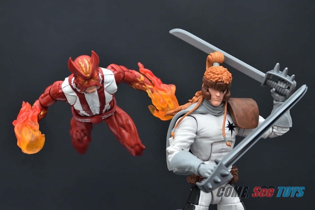 Shatterstar In Action Wallpaper