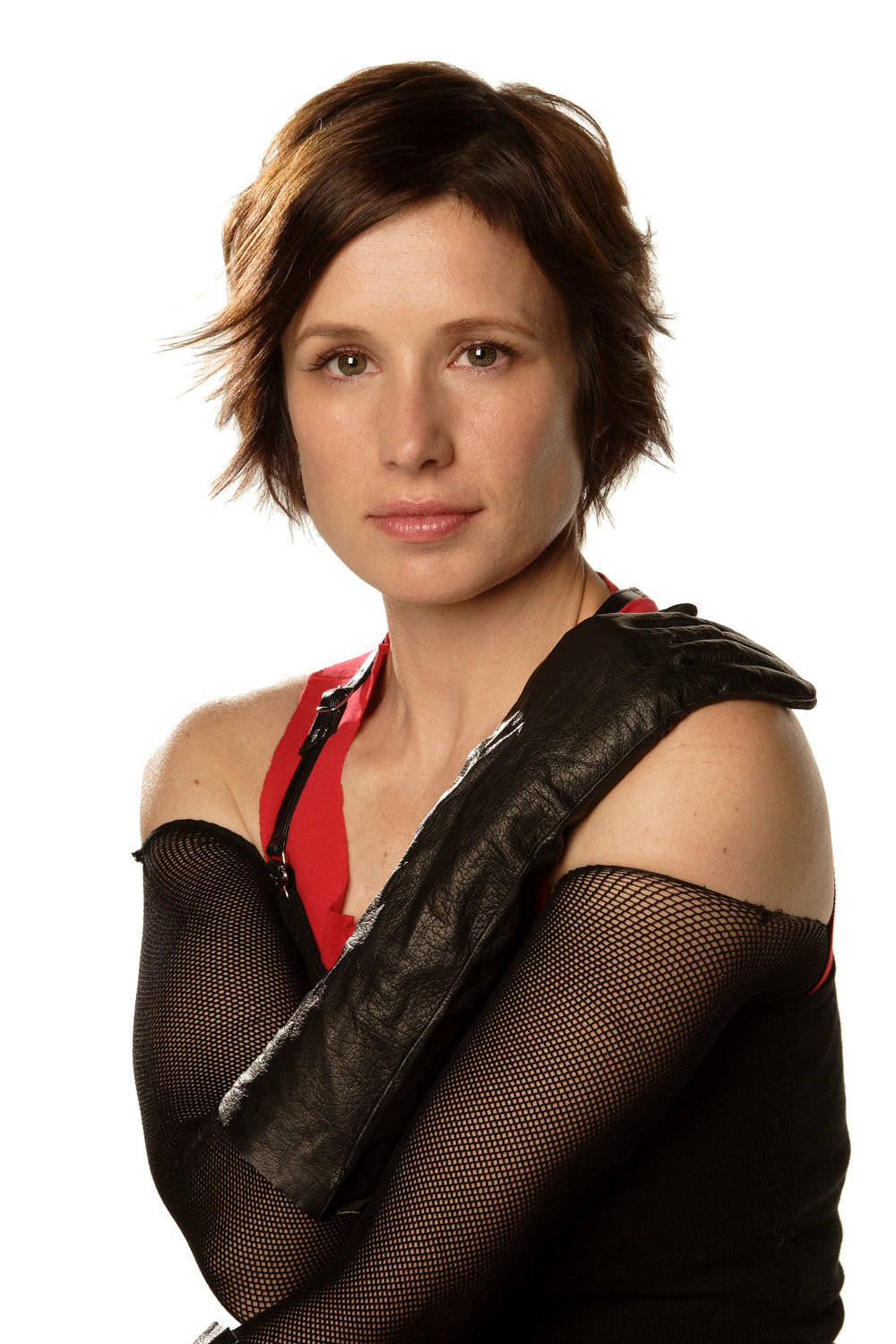 Shawnee Smith Black Gloves Wallpaper