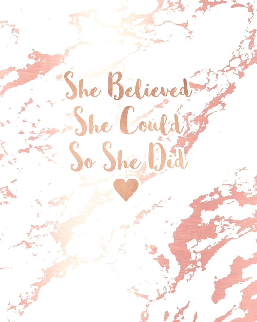 She Believed She Could So She Did Wallpaper