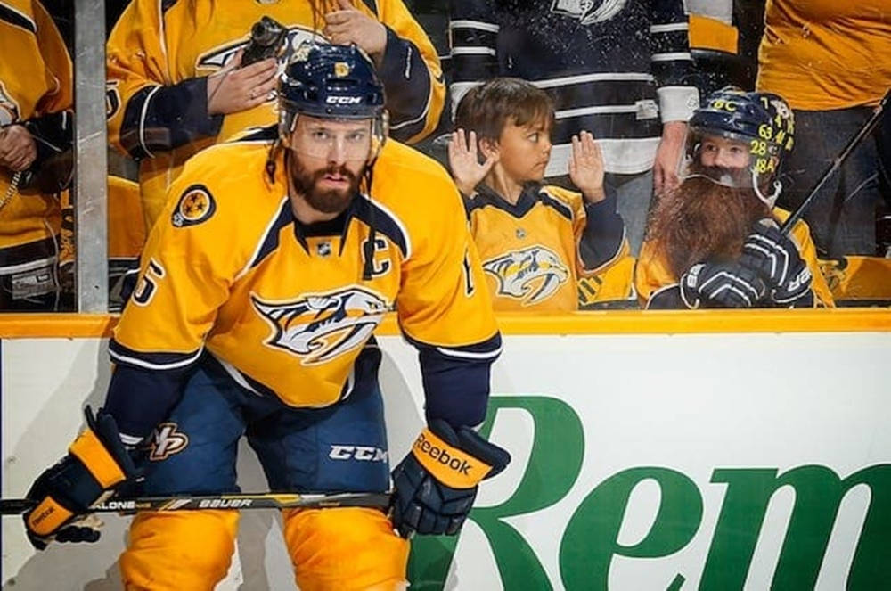 Shea Weber Near The Crowd Player Wallpaper