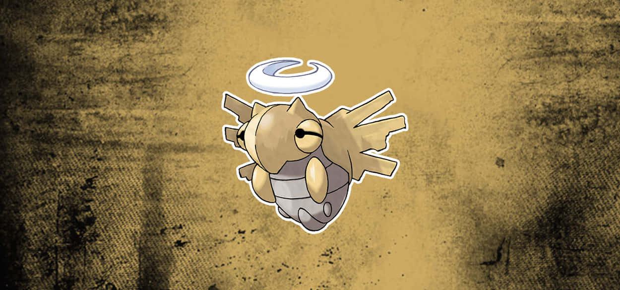 Shedinja On Yellow Wallpaper