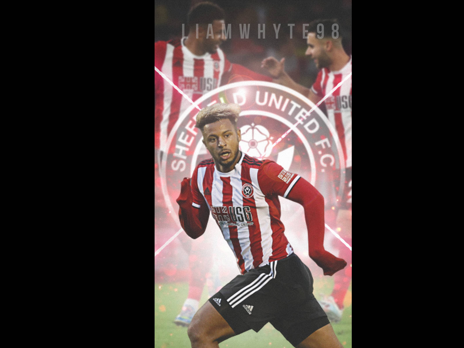 Sheffield United Lys Mousset Hustling Wallpaper