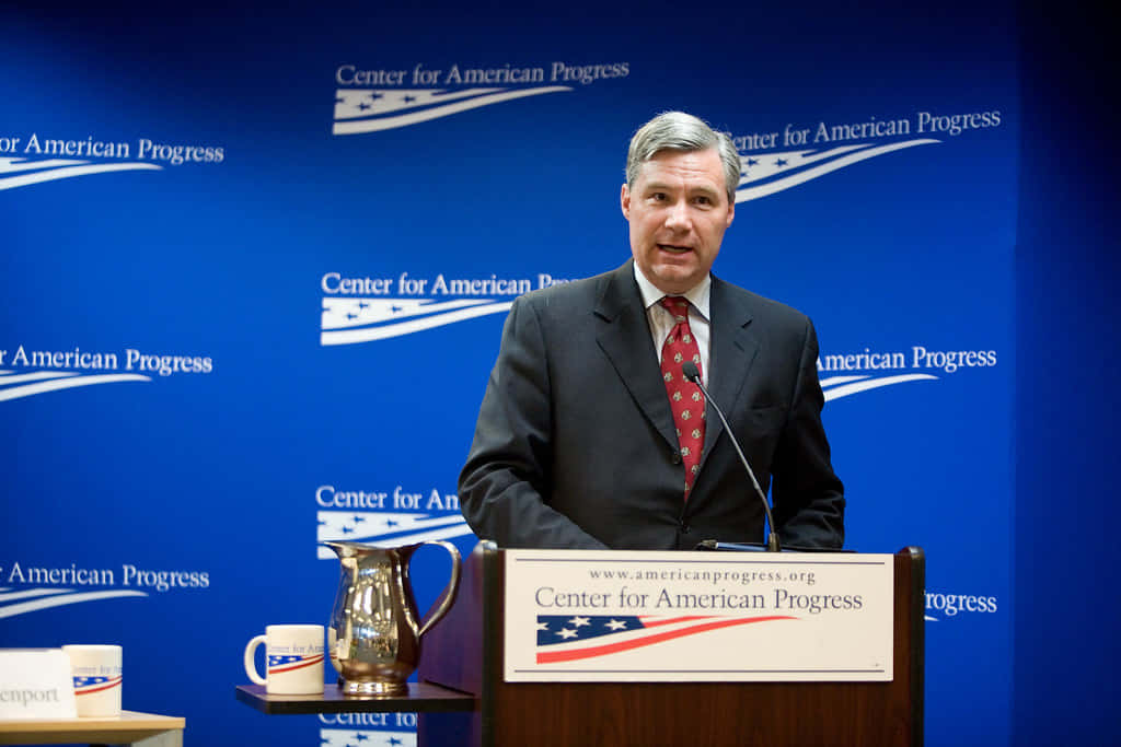 Sheldon Whitehouse Delivering Speech Wallpaper