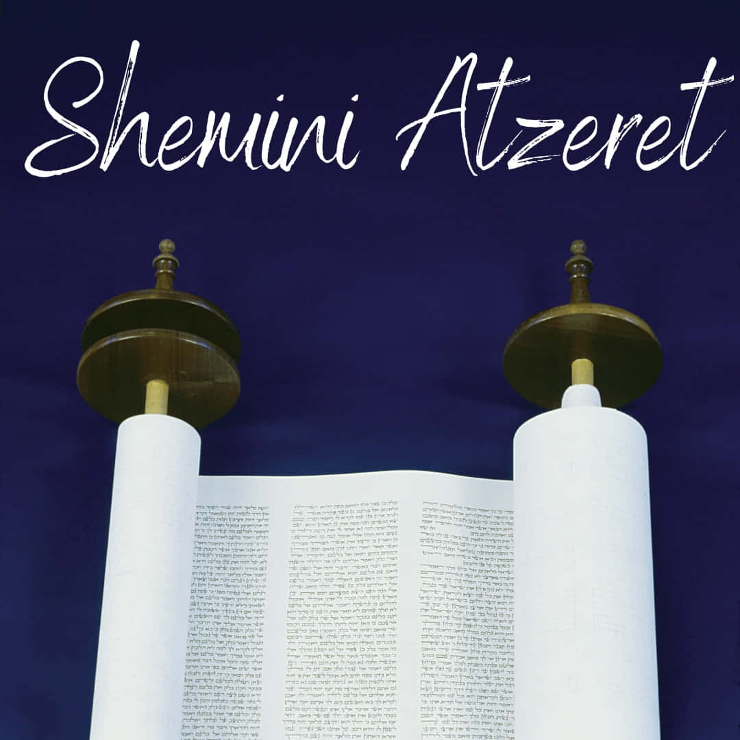 Shemini Atzeret Torah Scroll Wallpaper