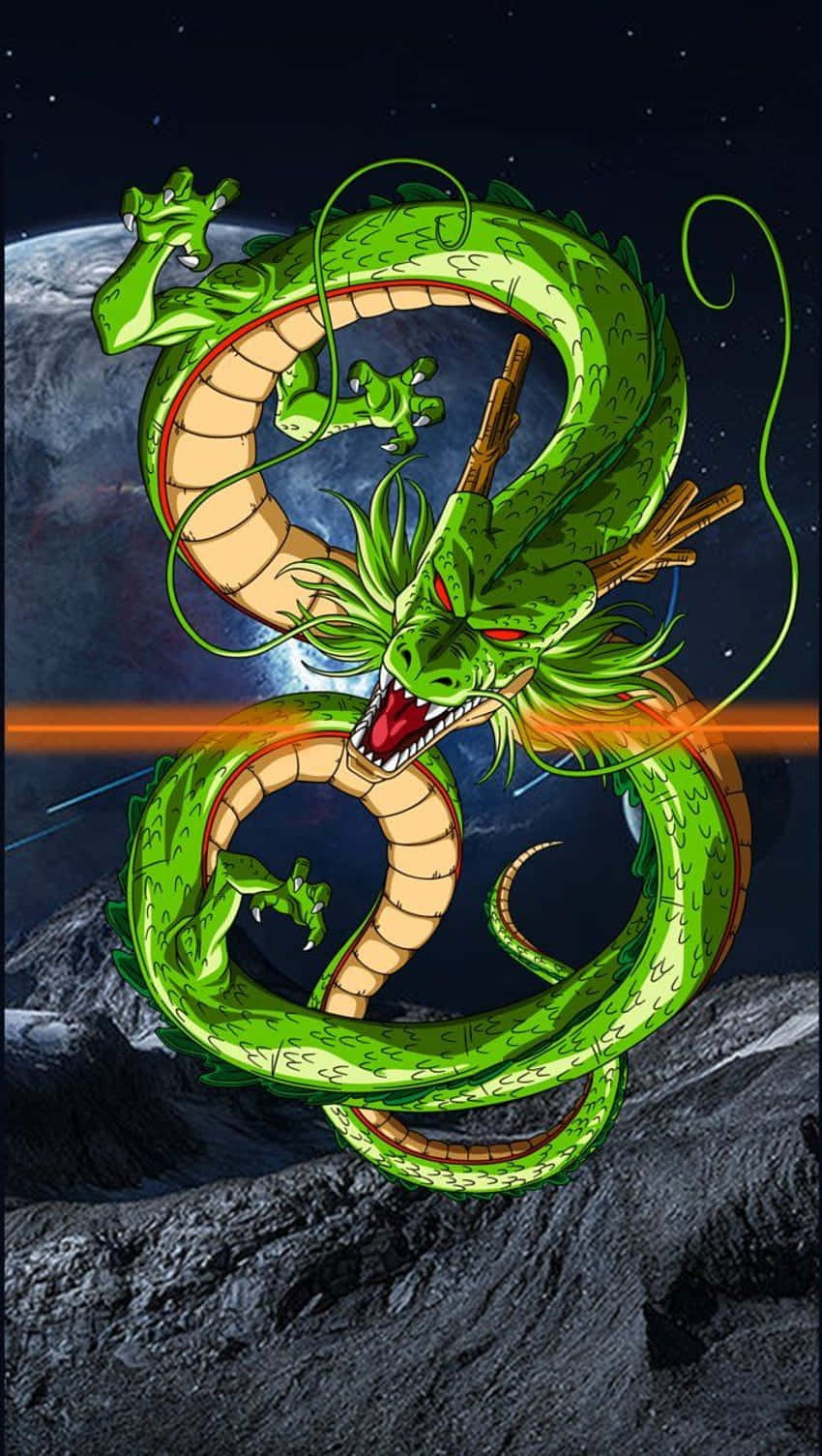 Shenron Space Backdrop Dragon Ball Z Wallpaper