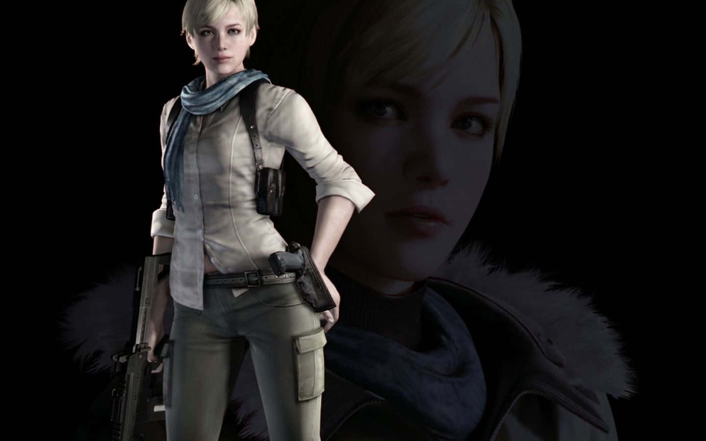 Sherry Birkin In Action Wallpaper