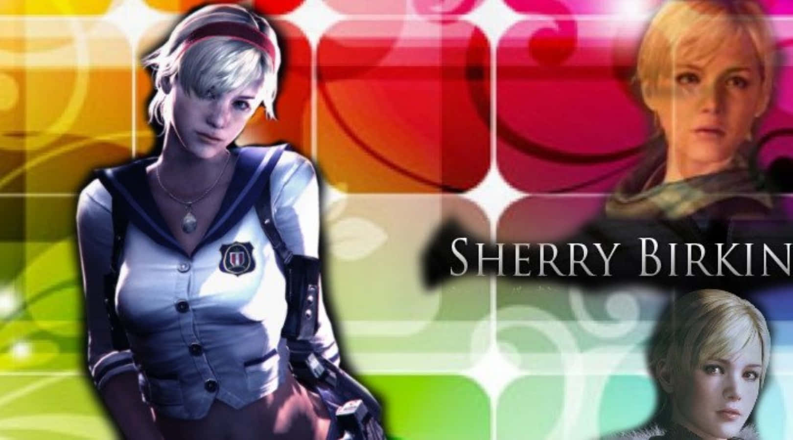 Sherry Birkin In Action Wallpaper