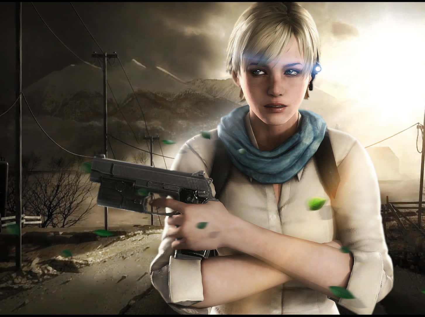 Sherry Birkin In The Spotlight Wallpaper