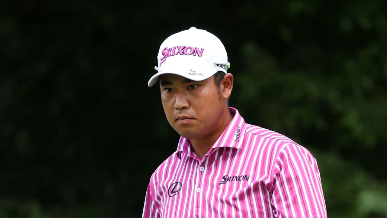 Shigeki Maruyama Pink Striped Shirt Wallpaper