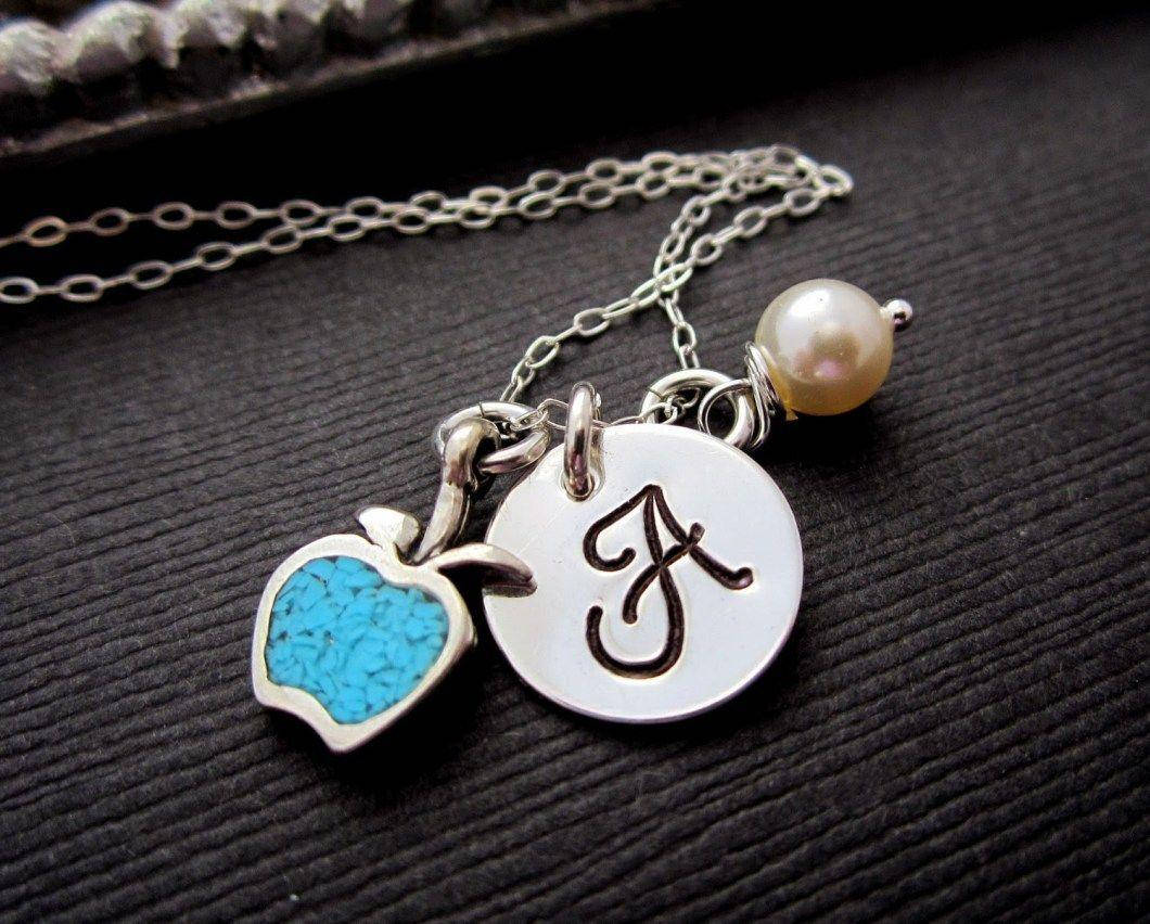 Shimmering Alphabet 'a' Pendant Necklace Wallpaper