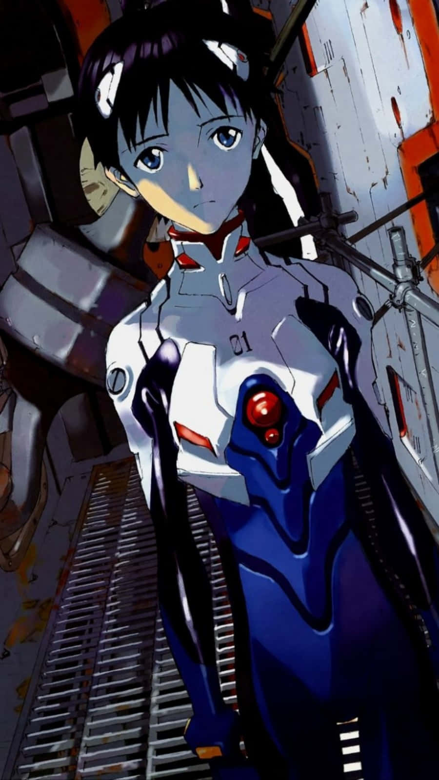 Shinji Ikari Plugsuit Neon Genesis Evangelion Iphone Wallpaper