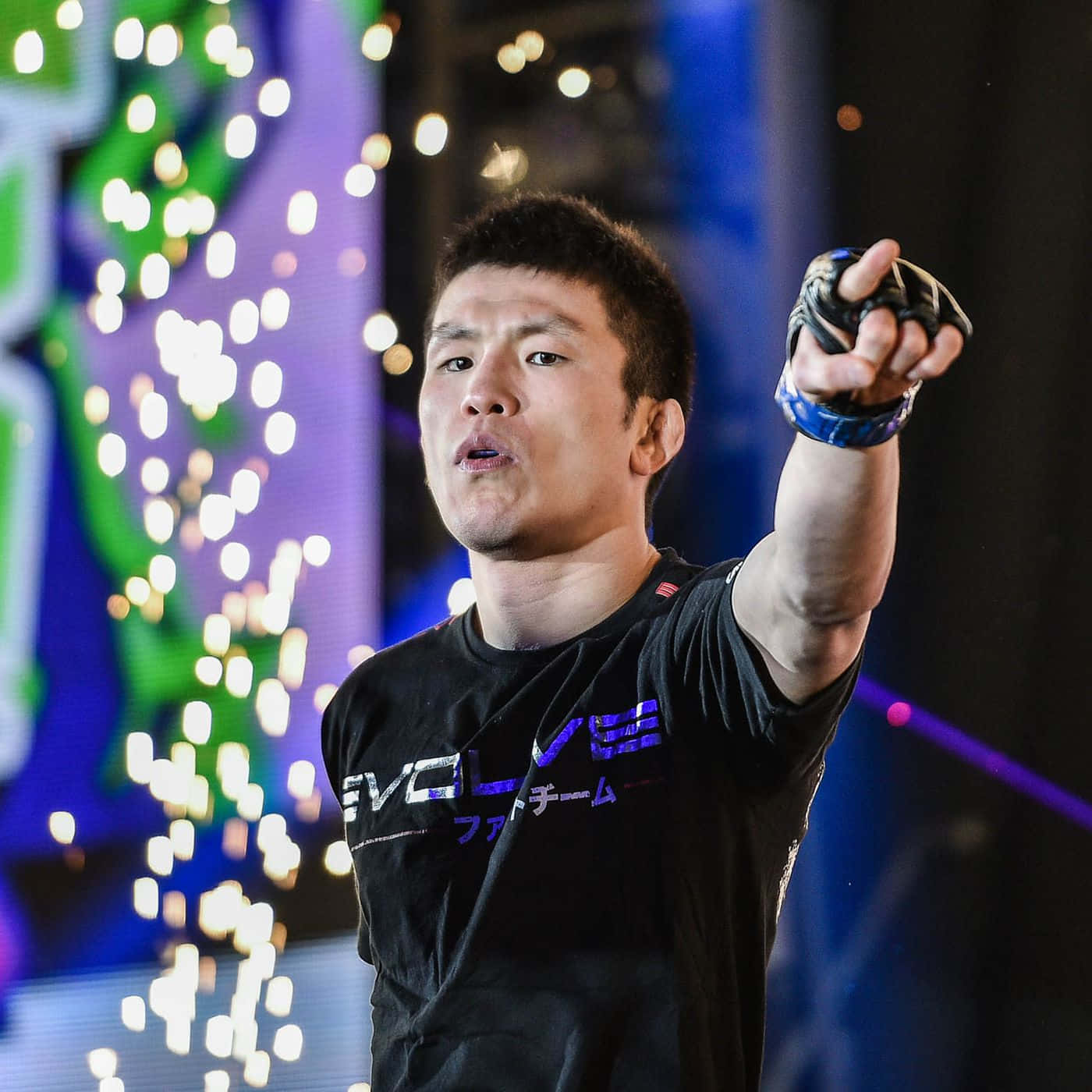 Shinya Aoki Pointing Finger One Championship Evolve Wallpaper