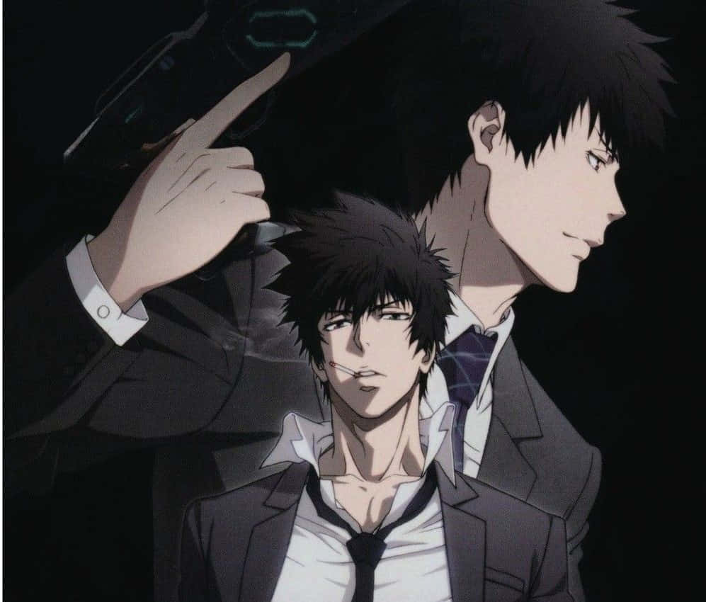 Shinya Kogami In Action Wallpaper