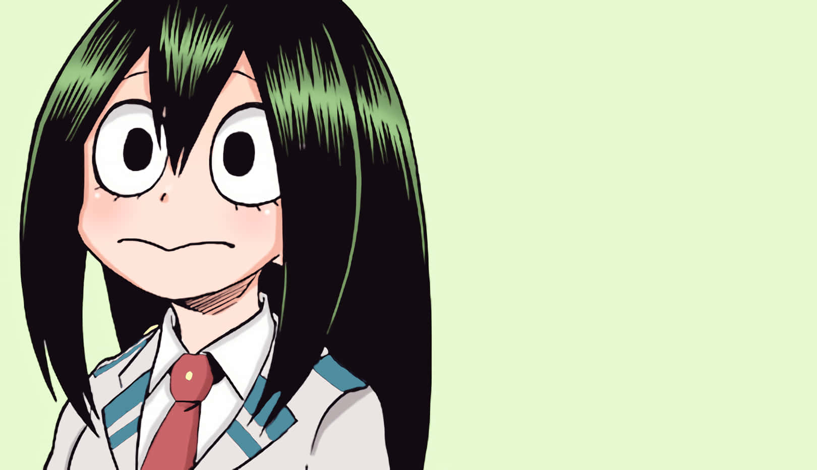 Shocked Tsuyu Asui Wallpaper