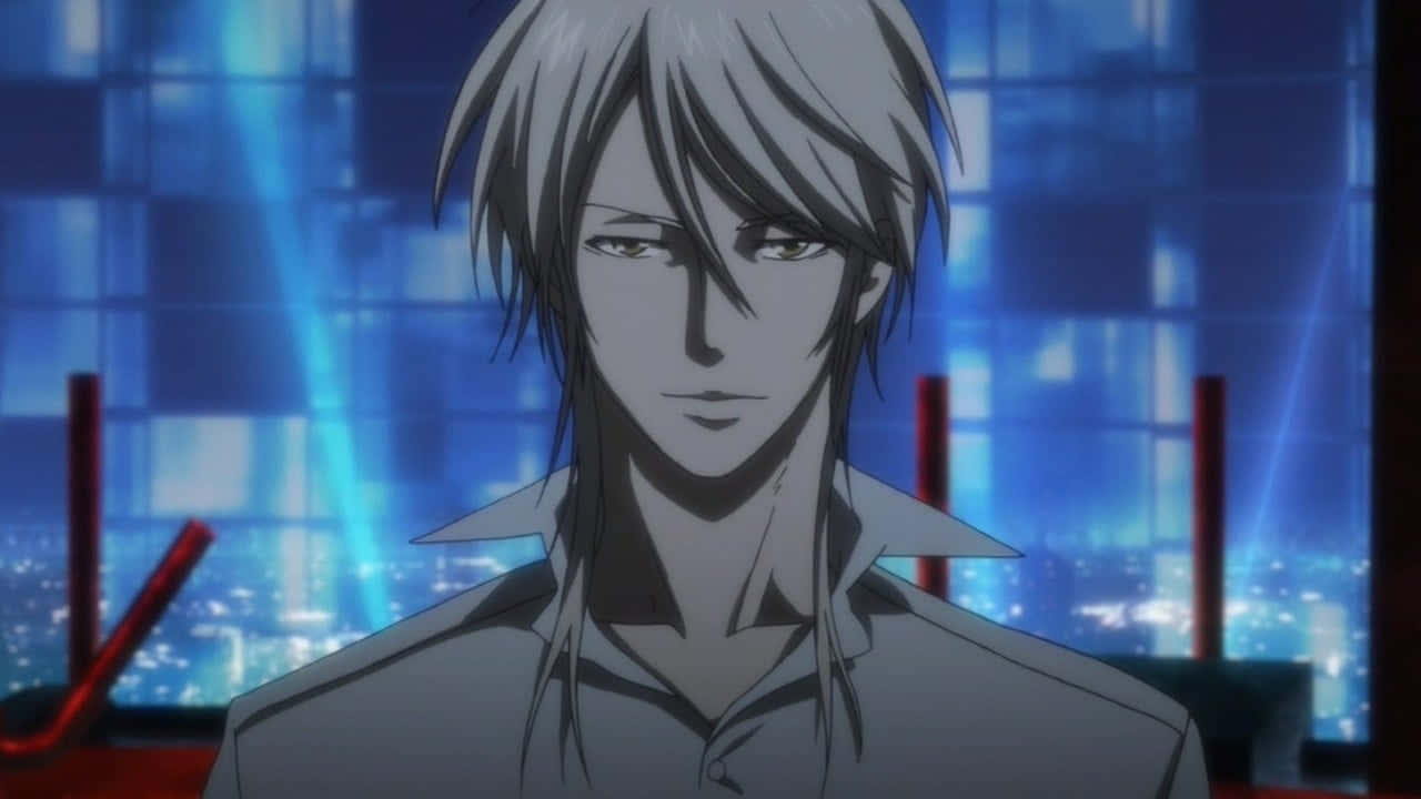 Shogo Makishima Plotting His Next Move Wallpaper