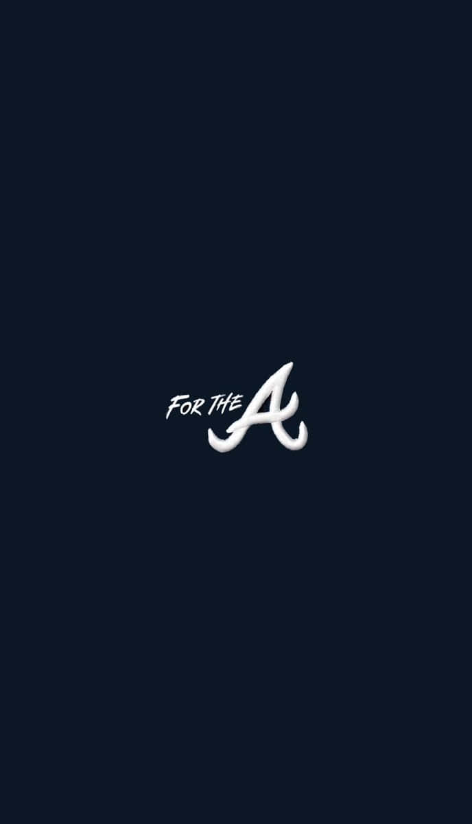 Show Off Your Atlanta Braves Pride With This Unique Iphone Wallpaper Wallpaper