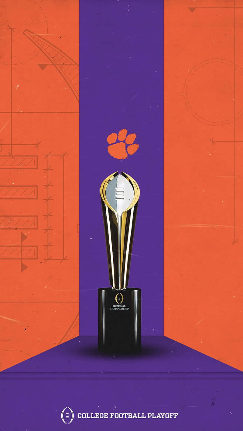 Show Off Your Clemson Tiger Pride With This Stunning Clemson Iphone Backdrop Wallpaper