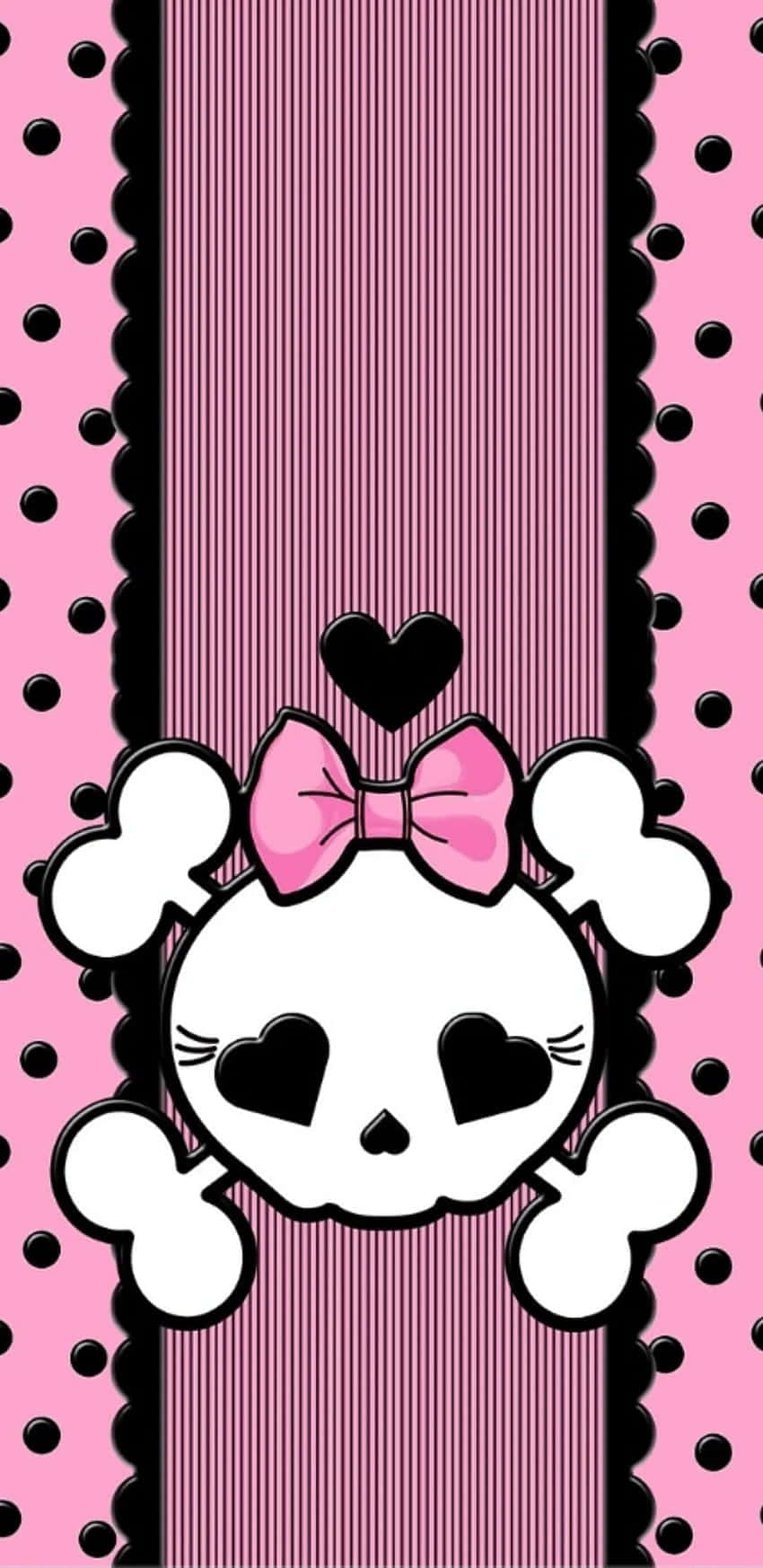 Show Off Your Inner-emo With This Adorable Wallpaper For Your Iphone! Wallpaper