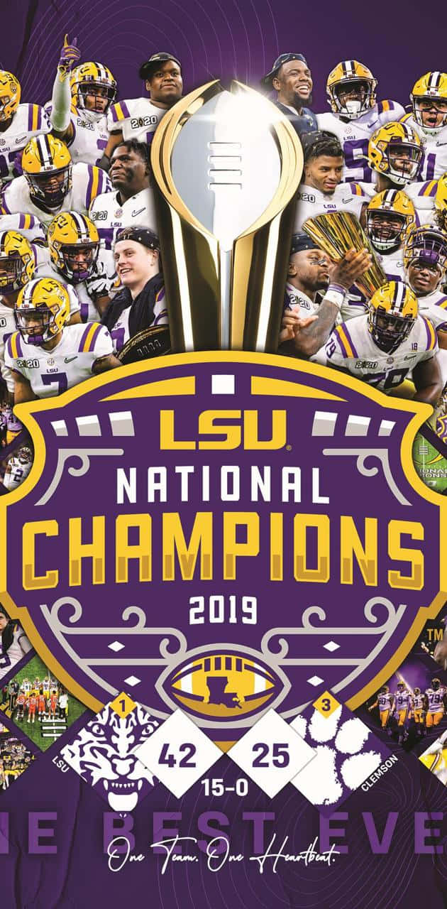 Show Off Your Love Of Lsu Athletics With An Iphone! Wallpaper