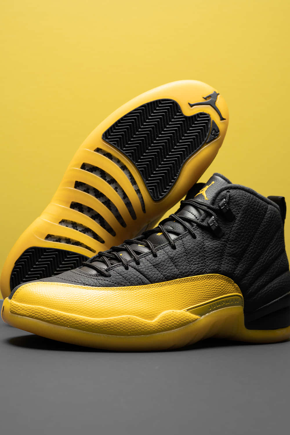 Show Off Your Style With The Classic Yellow Jordan Wallpaper