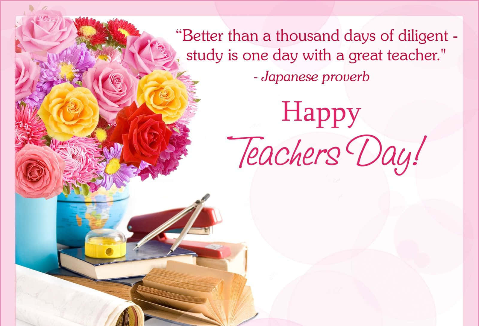 Show Your Appreciation For Teachers With This Sweet Image Wallpaper