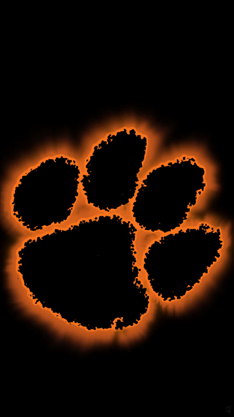 Show Your Clemson Pride With This Eye-catching Iphone Wallpaper Wallpaper