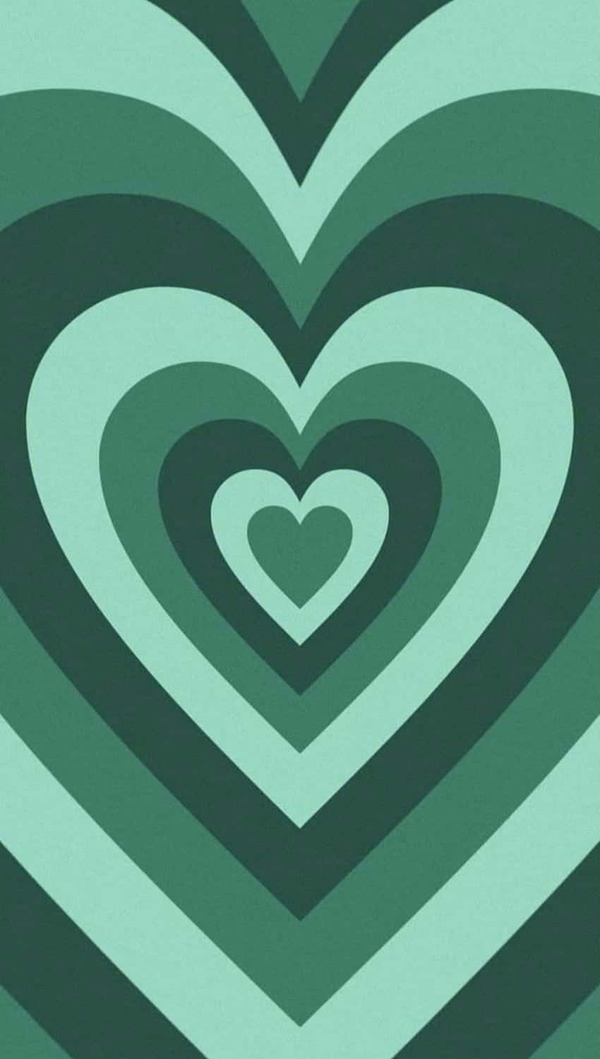 Show Your Love With These Romantic Mint Green Hearts Wallpaper