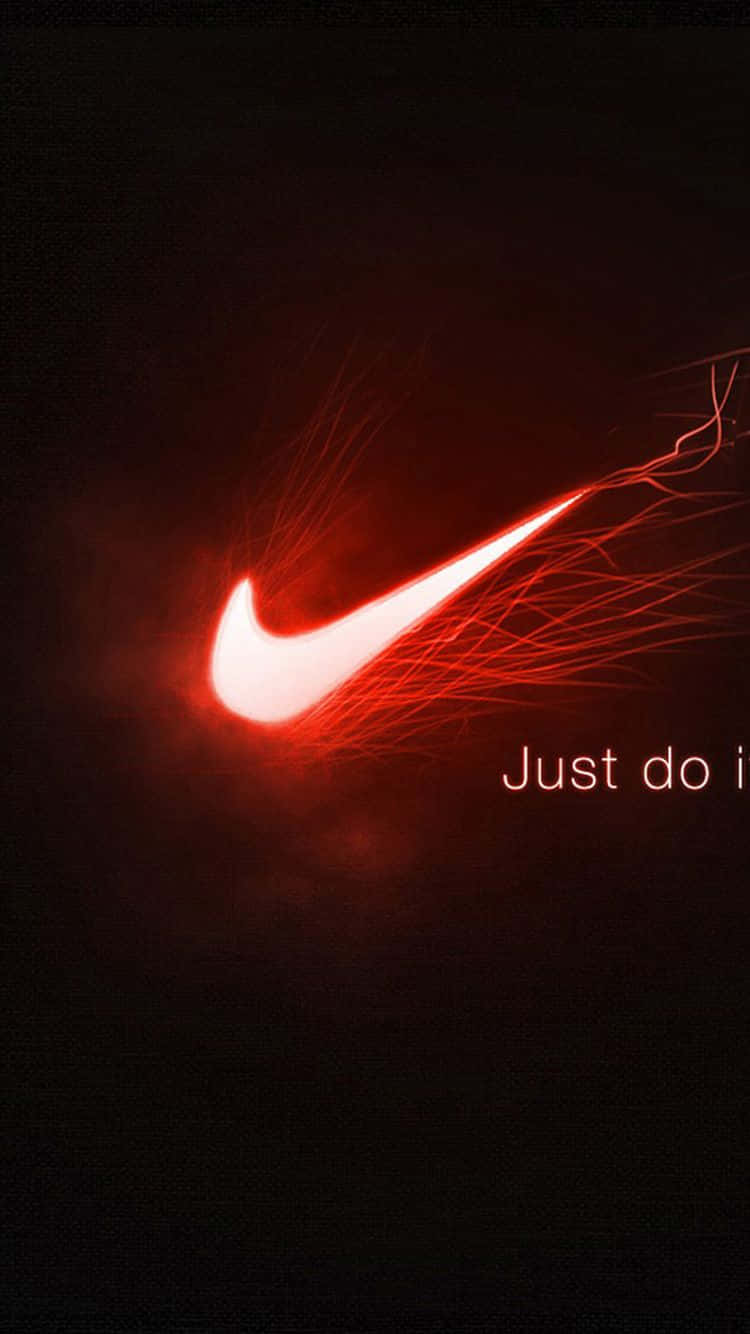 Show Your Passion With Red Nike Sneakers Wallpaper