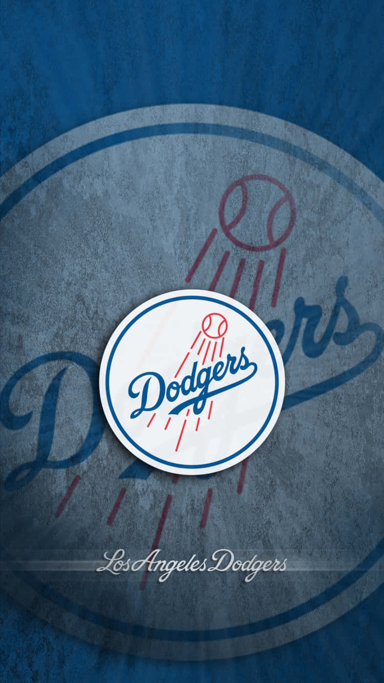 Show Your Support For The Dodgers With This Unique Iphone Wallpaper. Wallpaper