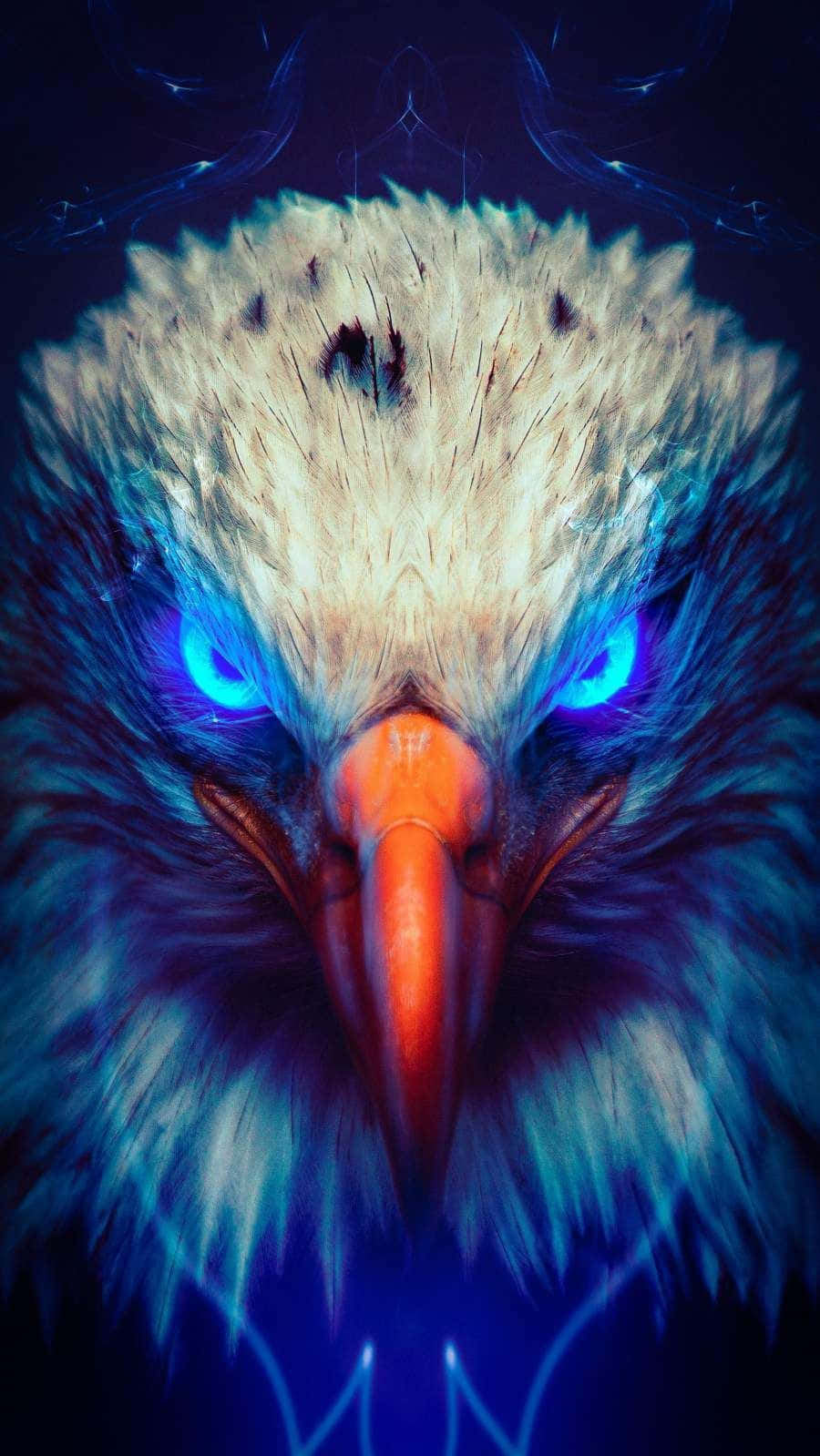 Showcase Your Strength With The Eagle Iphone Wallpaper