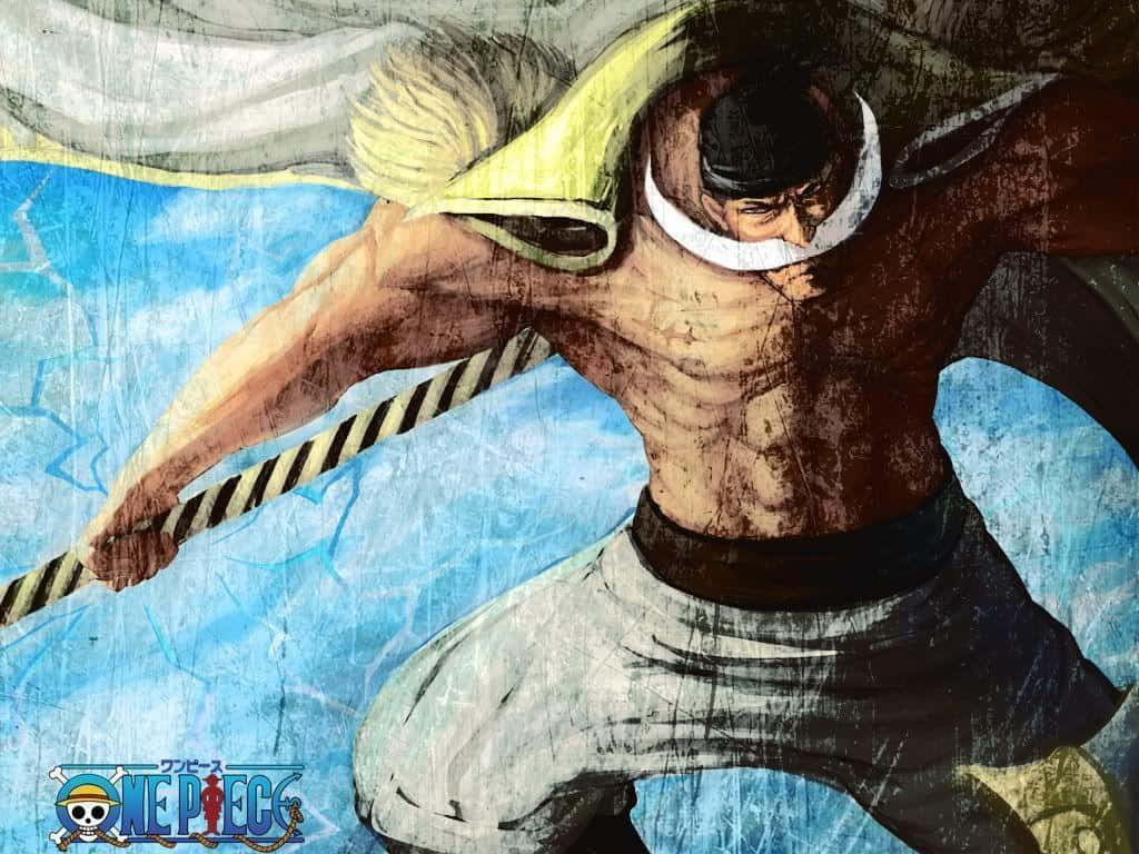 Showing Resilience, Whitebeard Stands Even Against The Elements Wallpaper