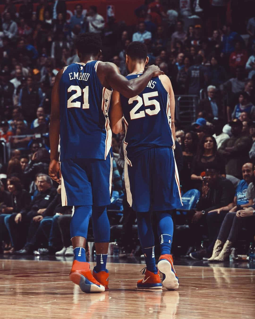 Showing Your Team Pride With A Sixers Iphone Wallpaper