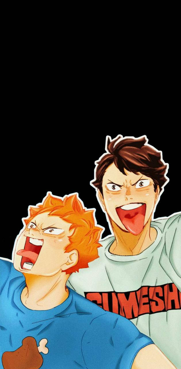 Shoyo Hinata And Toru Oikawa Wallpaper