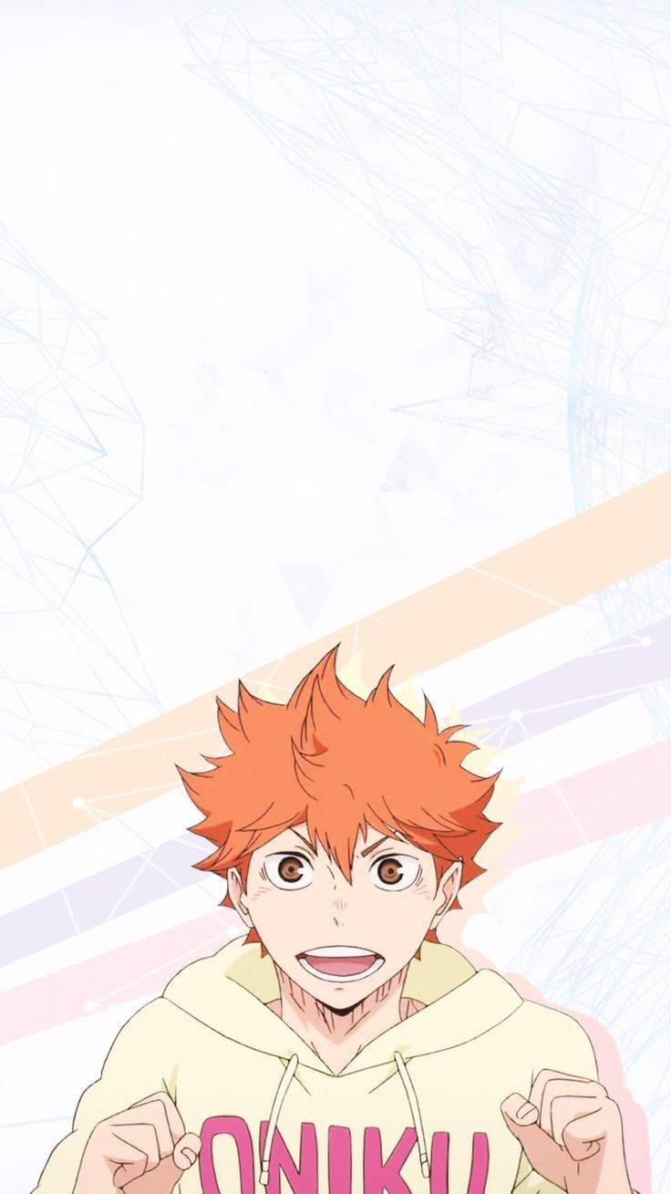 Shoyo Hinata In A Hoodie Wallpaper