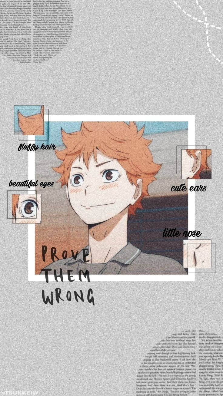 Shoyo Hinata Prove Them Wrong Wallpaper