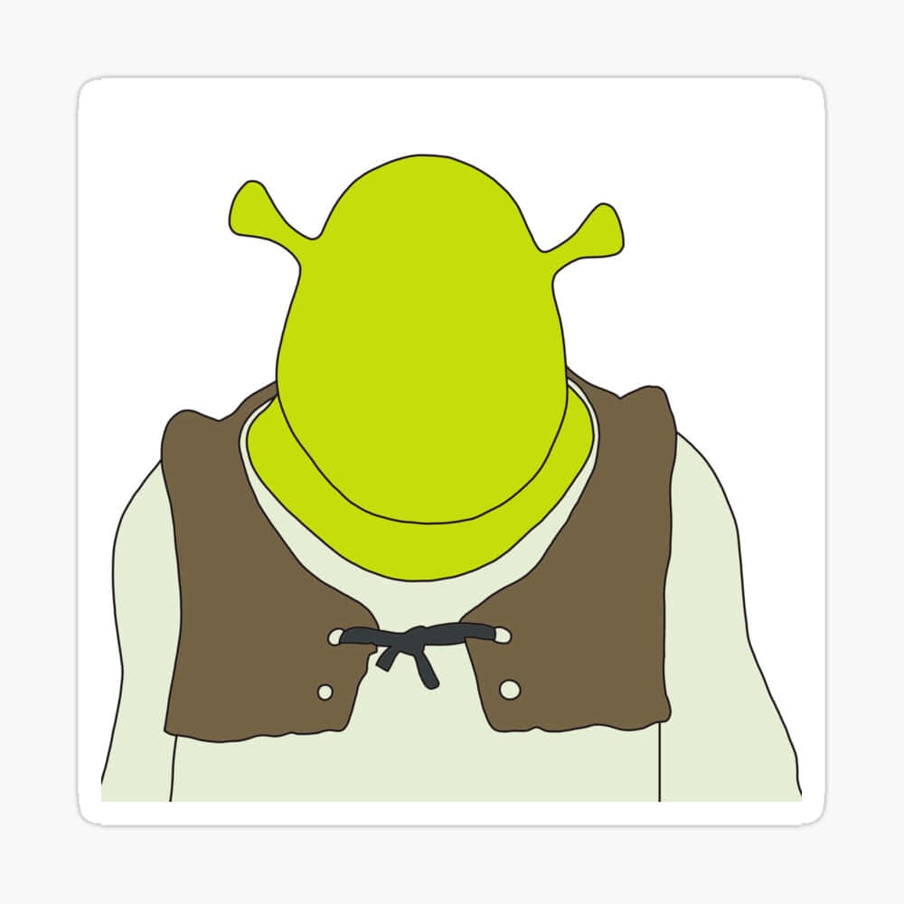 Shrek Character Icon Sticker Wallpaper