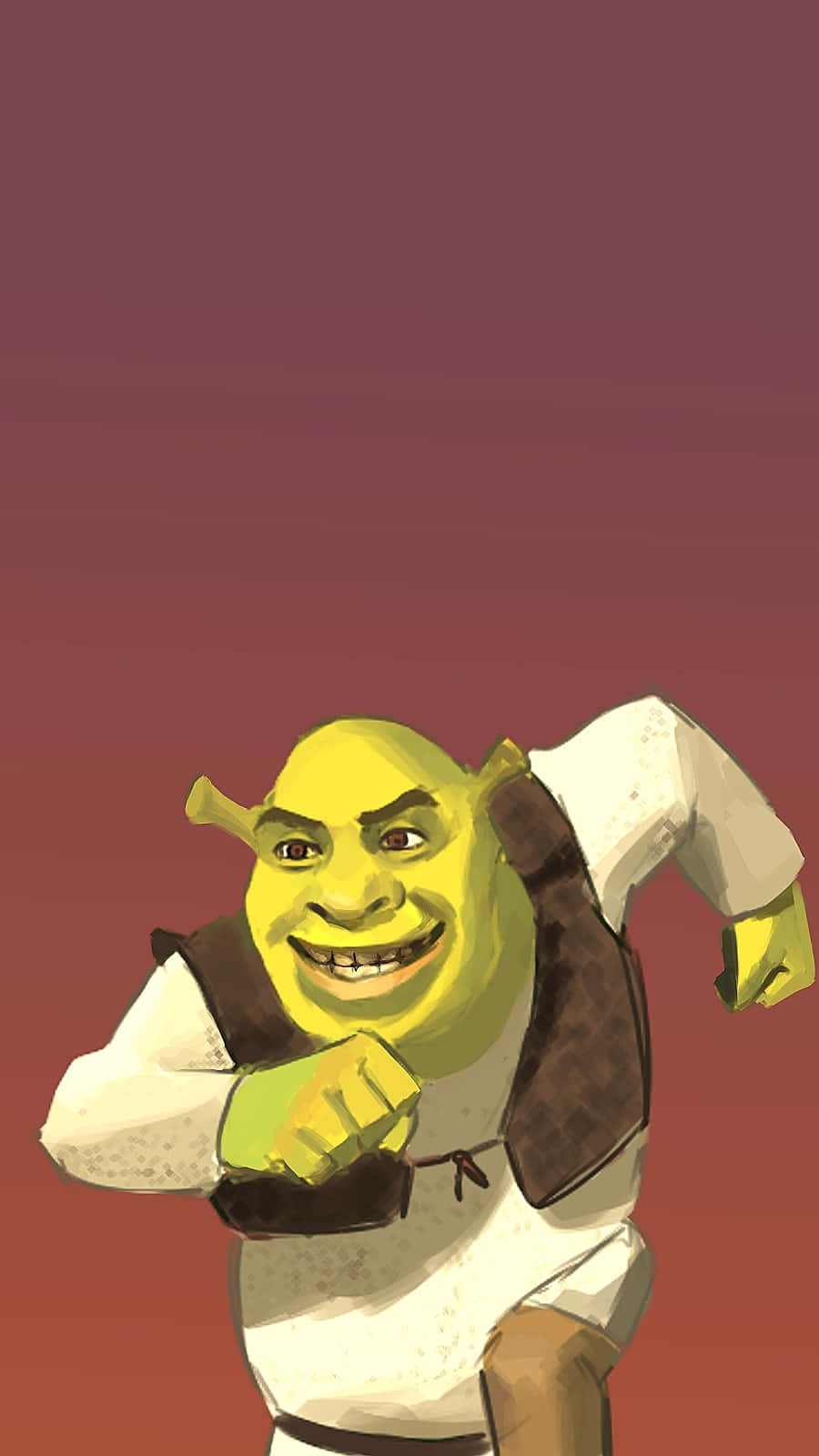 Shrek Character Illustration Wallpaper