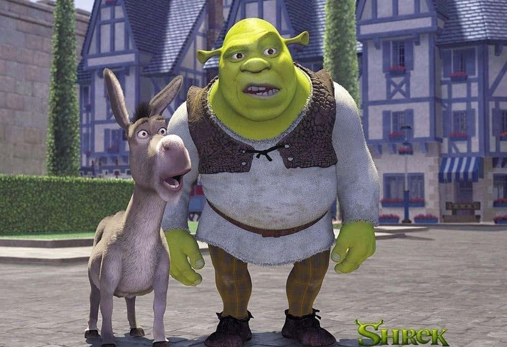 Shrekand Donkey Friends Forever Wallpaper