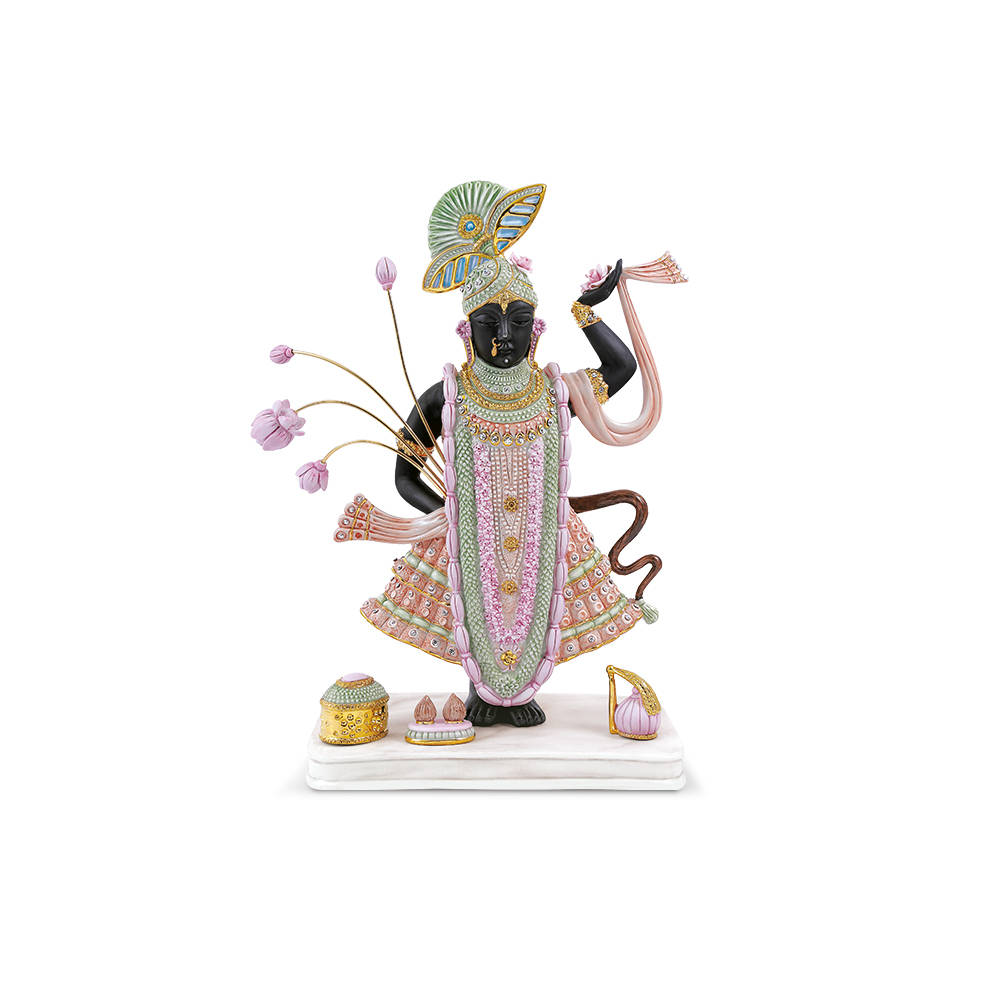 Shrinathji Statue In Pastel Wallpaper