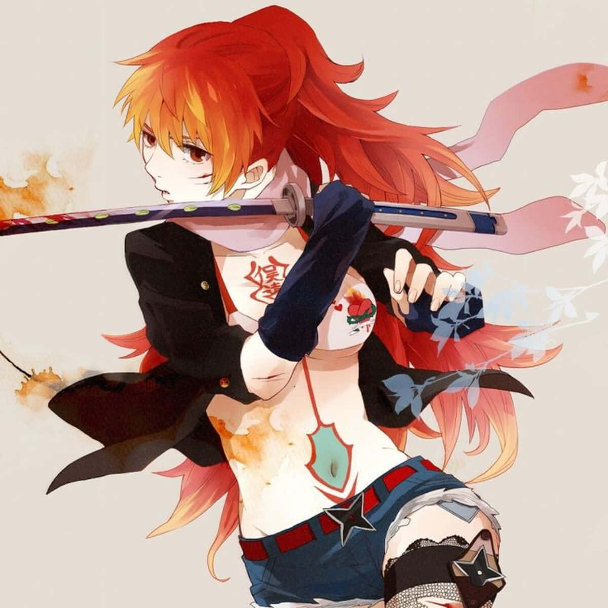 Shura Kirigakure Anime Swordswoman Wallpaper