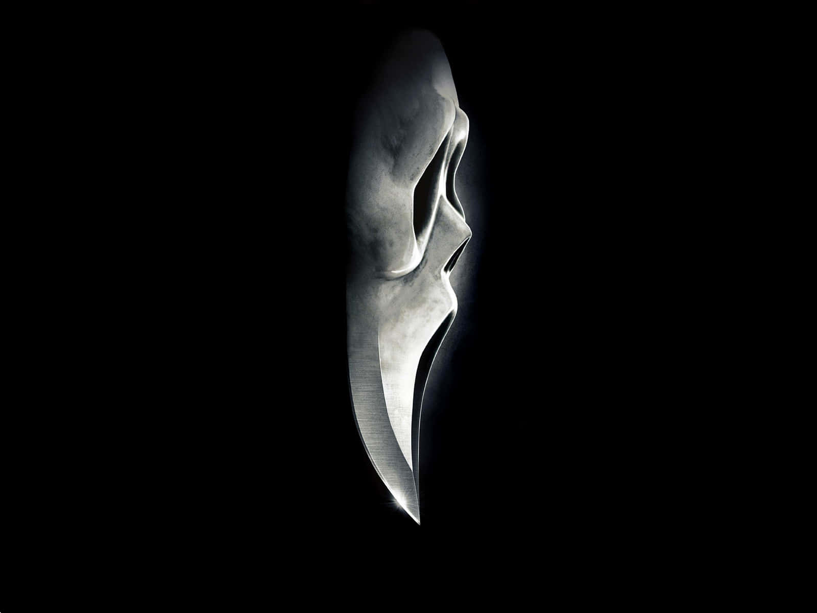 Side-facing Ghost Face Pfp Wallpaper