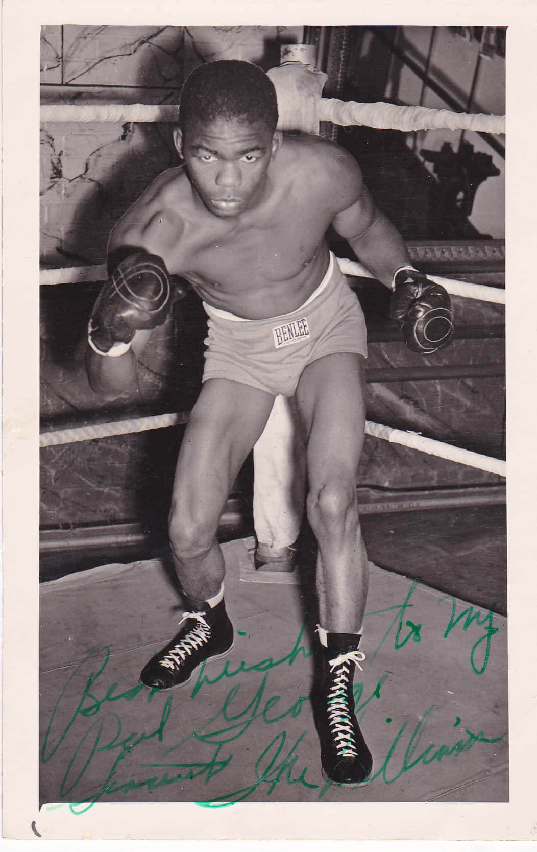 Signed Ike Williams Photograph Wallpaper